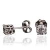 Image 1 : 14KT White Gold 1.05ctw Diamond Solitaire Earrings