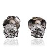 Image 2 : 14KT White Gold 1.05ctw Diamond Solitaire Earrings