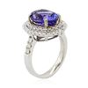 Image 7 : 14KT Two-Tone 2.01ct Tanzanite and Diamond Ring