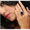 Image 6 : 14KT White Gold 11.02ct Amethyst and Diamond Ring