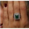 Image 6 : 14KT Two-Tone Gold 2.53ct Emerald and Diamond Ring