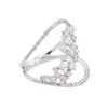 Image 4 : 14KT White Gold 1.05ctw Diamond Ring
