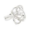 Image 4 : 14KT White Gold 0.59ctw Diamond Ring