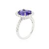 Image 6 : 14KT White Gold 3.35ct Tanzanite and Diamond Ring