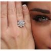 Image 1 : 14KT White Gold 1.14ctw Diamond Ring