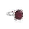 Image 4 : 14KT White Gold 10.00ct Ruby and Diamond Ring