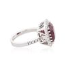 Image 6 : 14KT White Gold 10.00ct Ruby and Diamond Ring