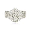 Image 3 : 14KT White Gold 3.17ctw Diamond Ring