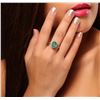 Image 5 : 14KT White Gold 2.00ct Emerald and Diamond Ring