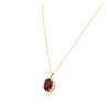Image 7 : 14KT Yellow Gold 14.42ct Ruby and Diamond Pendant With Chain