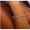Image 5 : 14KT White Gold 5.52ctw Diamond Tennis  Bracelet