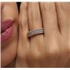 Image 6 : 14KT Three-Tone Gold 0.70ctw Diamond Rings