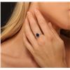 Image 5 : 18KT Yellow Gold 2.68ct Sapphire and Diamond Ring