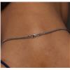 Image 6 : 14KT White Gold 44.43ct Topaz and Diamond Pendant With Chain