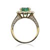 Image 6 : 14KT Yellow Gold 2.48ct Emerald and Diamond Ring