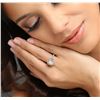 Image 1 : 14KT White Gold 1.45ctw Diamond Ring