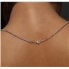 Image 6 : 14KT White Gold 4.42ct Tanzanite and Diamond Pendant with Chain