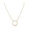 Image 3 : 18KT Yellow Gold 1.35ctw Diamond Pendant With Chain