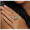 Image 5 : 14KT White Gold 2.30ct Emerald and Diamond Ring