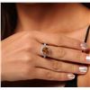 Image 5 : 14KT White Gold 2.70ct Citrine and Diamond Ring