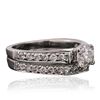 Image 2 : 18KT White Gold 1.13ctw Diamond Wedding Set