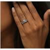 Image 6 : 18KT White Gold 1.13ctw Diamond Wedding Set
