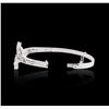 Image 7 : 14KT White Gold 0.90ctw Diamond Bracelet