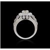 Image 7 : 18KT White Gold 2.00ctw Diamond Ring