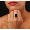 Image 5 : 14KT White Gold 11.51ct Amethyst and Diamond Ring