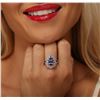 Image 1 : 14KT White Gold 2.03ct Tanzanite and Diamond Ring