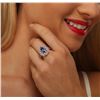 Image 5 : 14KT White Gold 2.03ct Tanzanite and Diamond Ring