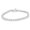 Image 3 : 14KT White Gold 4.45ctw Diamond Tennis  Bracelet