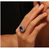 Image 5 : 14KT White Gold 5.29ct Tanzanite and Diamond Ring