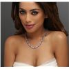 Image 5 : 14KT White Gold 24.00ctw Tanzanite and Diamond Necklace