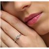 Image 6 : 14KT White Gold 0.40ct Princess Cut Diamond Solitaire Ring
