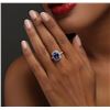 Image 6 : 14KT White Gold 2.51ct Tanzanite and Diamond Ring