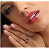 Image 2 : 14KT White Gold 1.32ct Ruby and Diamond Ring