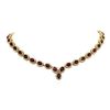 Image 3 : 14KT Yellow Gold 35.52ctw Ruby and Diamond Necklace