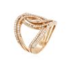 Image 6 : 14KT Rose Gold 1.25ctw Diamond Ring
