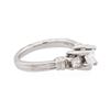 Image 4 : Platinum 0.73ctw Diamond Ring