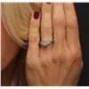 Image 6 : Platinum 0.73ctw Diamond Ring