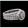 Image 4 : 14KT White Gold 2.51ctw Diamond Ring