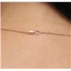 Image 6 : 14KT Rose Gold 0.50ctw Diamond Pendant With Chain