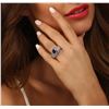 Image 1 : 14KT White Gold 2.63ct Tanzanite and Diamond Ring