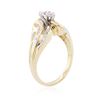 Image 6 : 10KT Yellow Gold 0.10ctw Diamond Ring