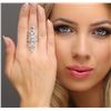 Image 1 : 14KT White Gold 1.21ctw Diamond Ring