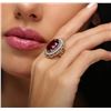 Image 7 : 14KT Two-Tone Gold 13.13ct Ruby and Diamond Ring