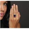 Image 1 : 14KT Yellow Gold 10.27ct Amethyst and Diamond Ring