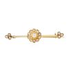 Image 3 : 14KT Yellow Gold 0.48ctw Diamond Pin