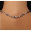 Image 5 : 14KT White Gold 3.82ctw Diamond Necklace